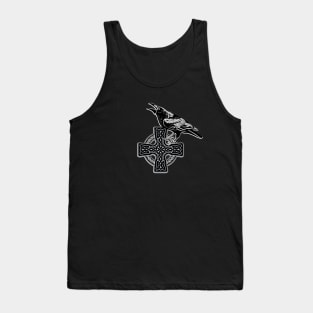 Odins Raven Viking Knot Cross Tank Top